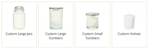 Custom Yankee Candle Sizes