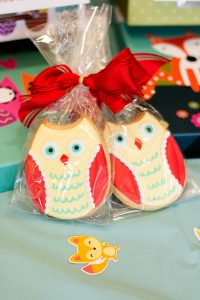 Baby Shower Touche Touchet Owl Cookie