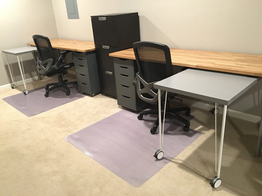 IKEA Hack Home Office Desk Complete