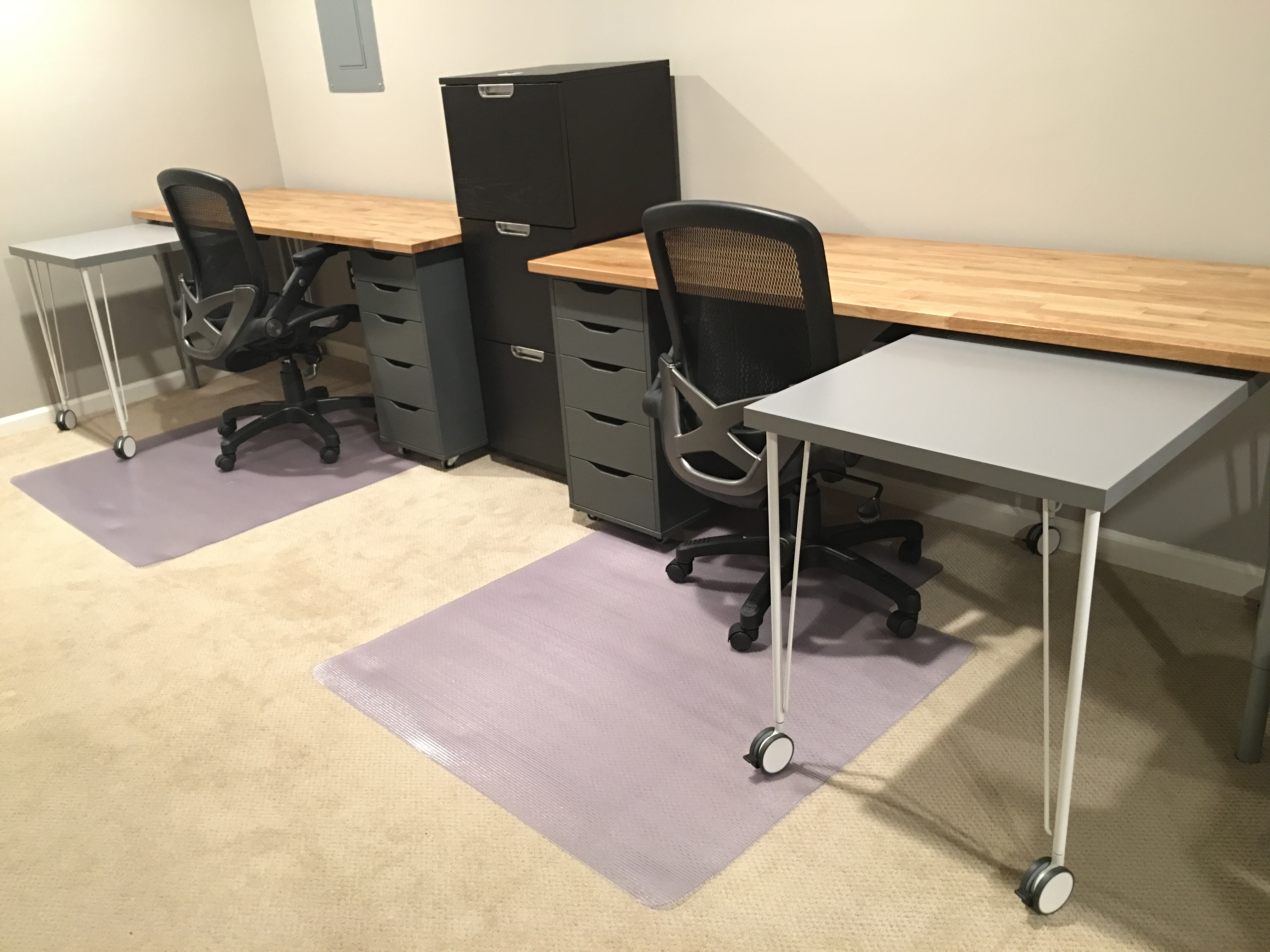 Ikea Hack Custom Transforming Home Office Desks Saving Amy