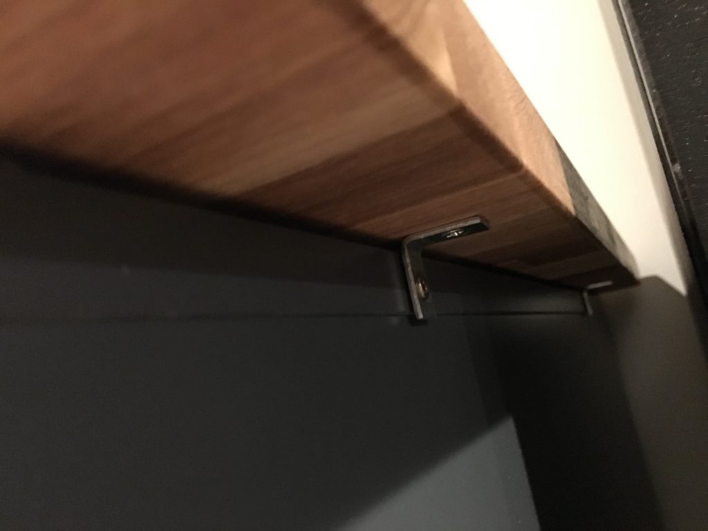 IKEA Hack Desk Corner Braces