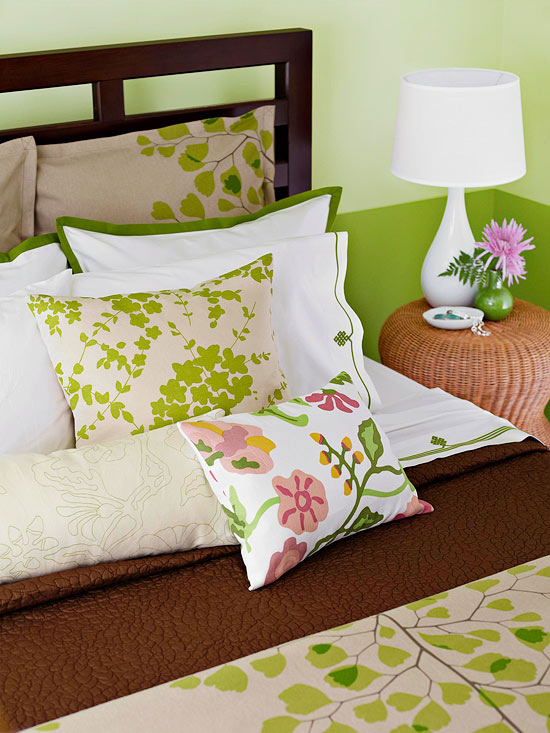 Better Homes & Gardens Green Bedroom Makeover