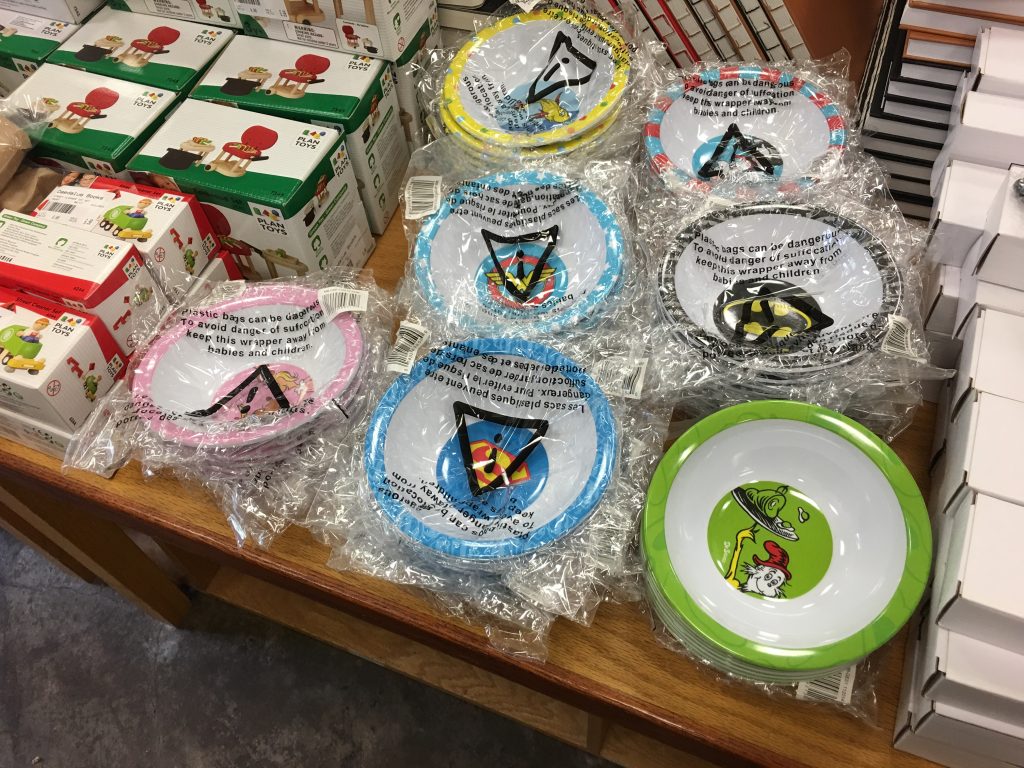 Children's Dining Bowls at Daedalus Book Warehouse