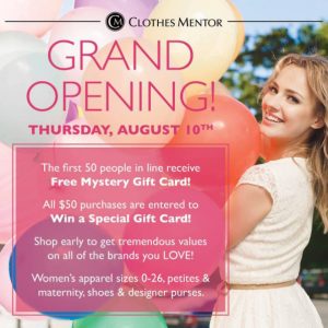 Clothes Mentor Columbia Maryland Grand Opening August 2017