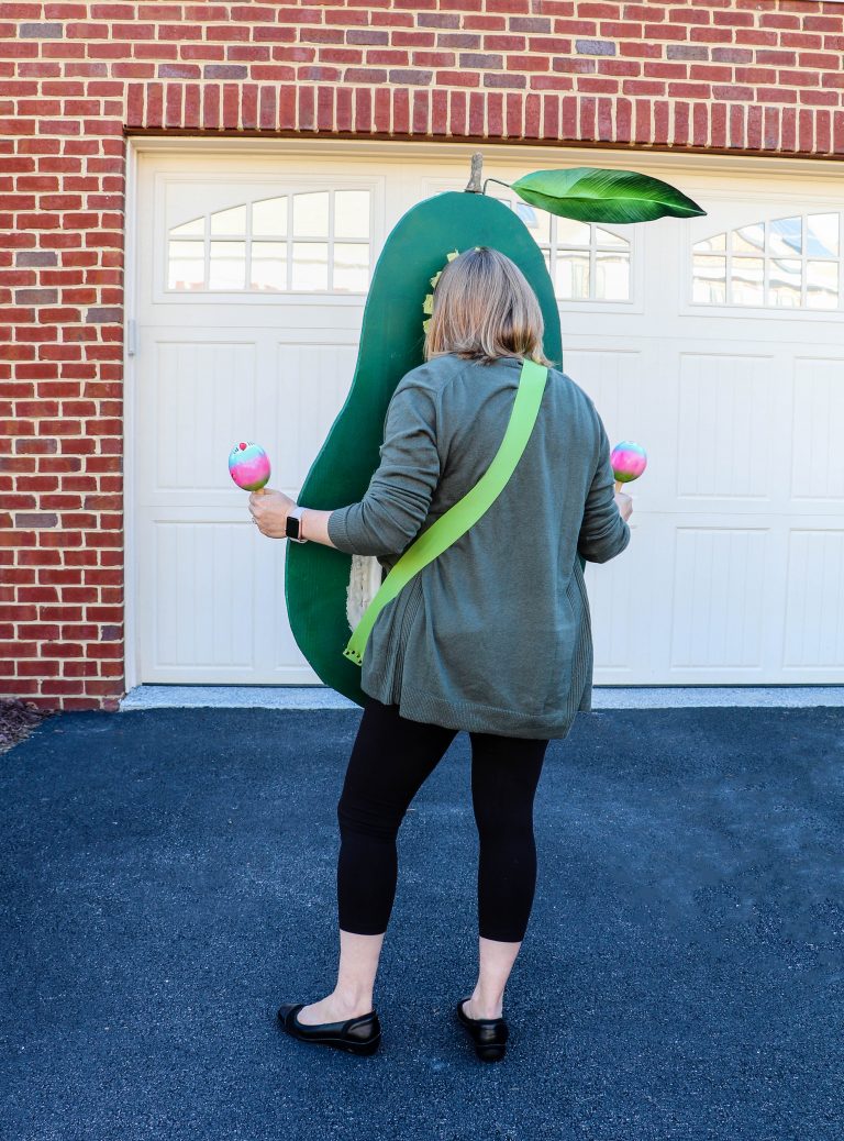 DIY: Avocado Maternity Halloween Costume - Saving Amy