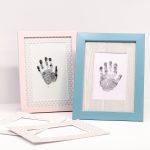 DIY Mess-Free, Keepsake, Framed Handprint / Footprint of Your Little One