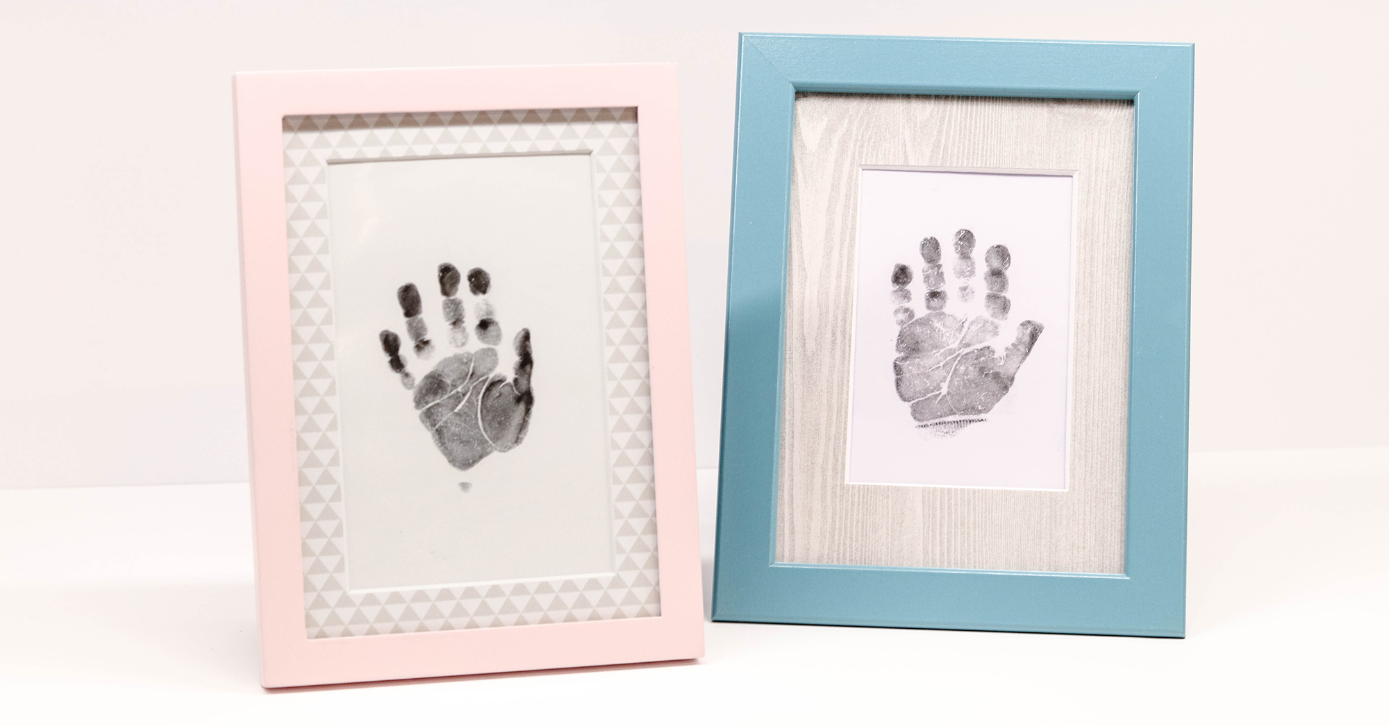 DIY a Mess-Free, Keepsake, Framed Handprint / Footprint of Your Little One