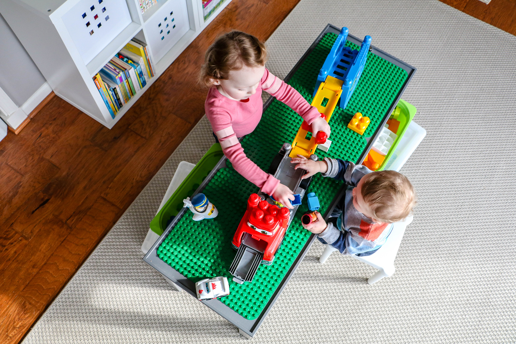 IKEA Hack: LACK Now a 3-in-1, Self-Contained, Slimline, Transforming DUPLO® / LEGO® Table