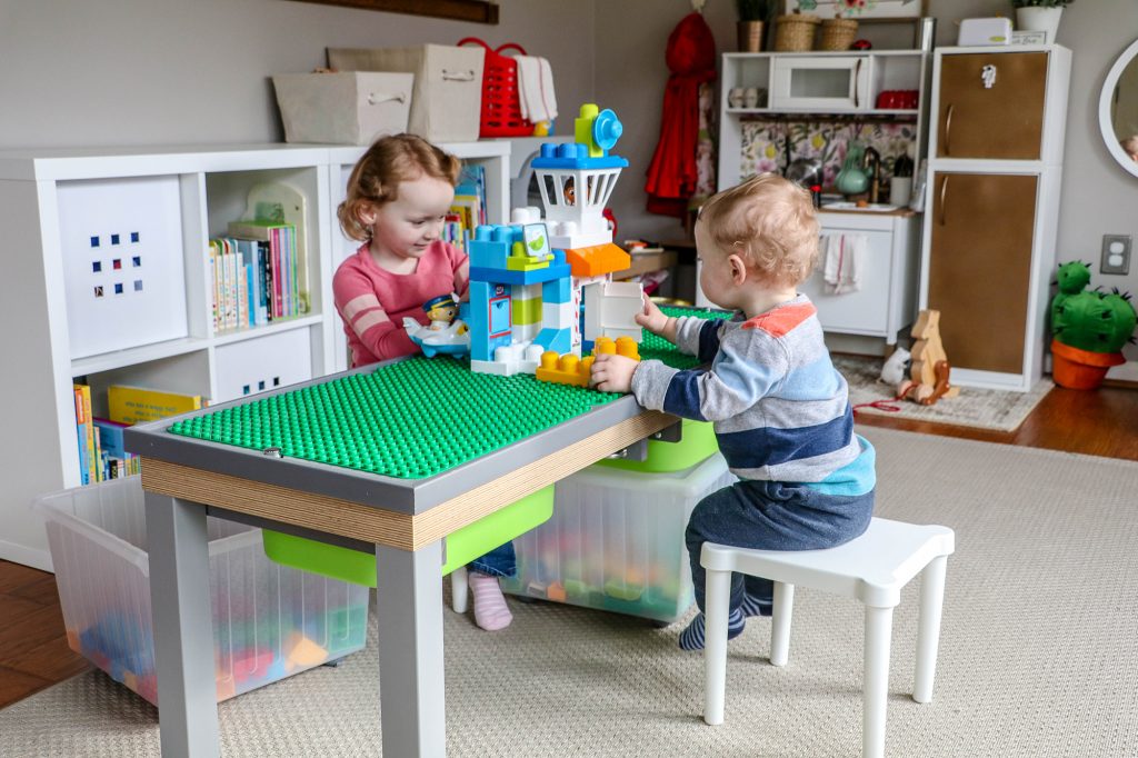 IKEA Hack LEGO Play Table
