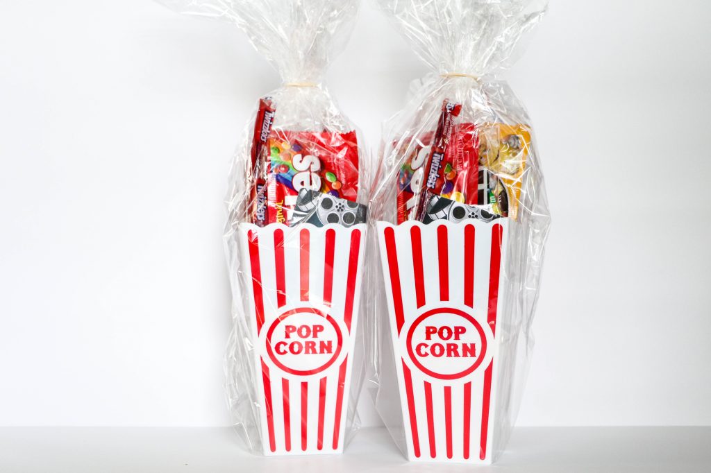 Unique and Budget Friendly Movie Theater Tickets Gift Card Basket
