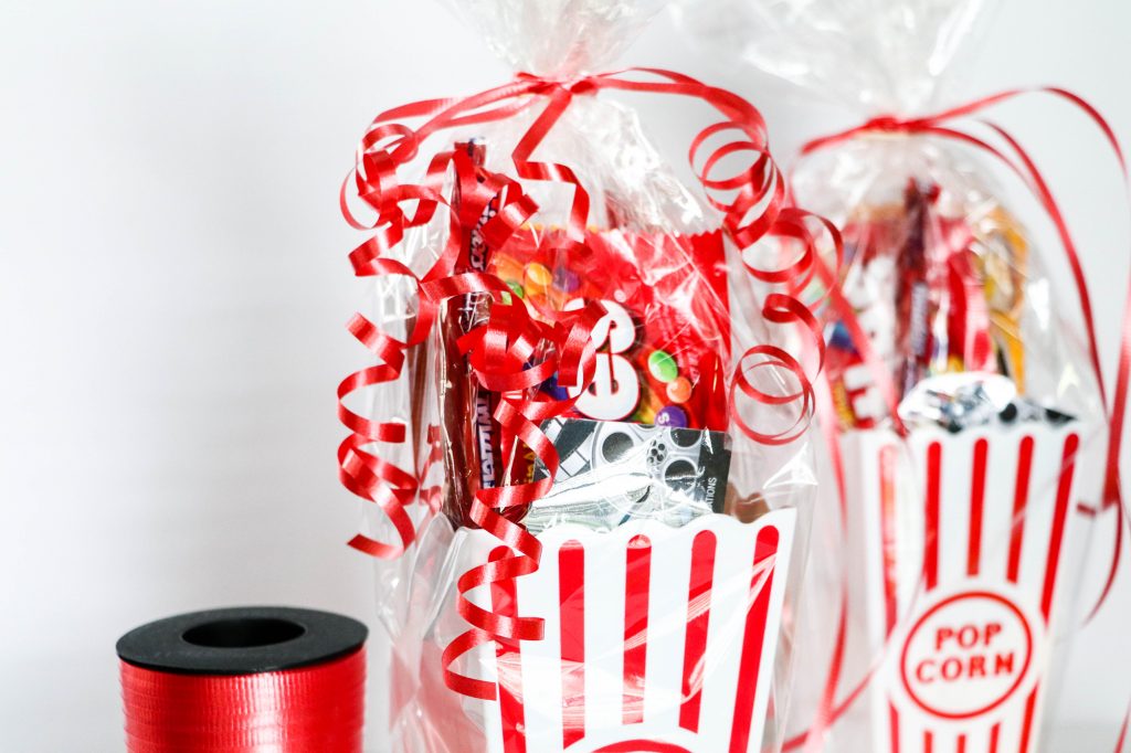 Unique and Budget Friendly Movie Theater Tickets Gift Card Basket