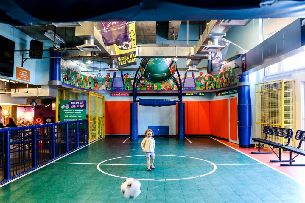Kick It Up!, Port Discovery Children's Museum, Baltimore, Maryland