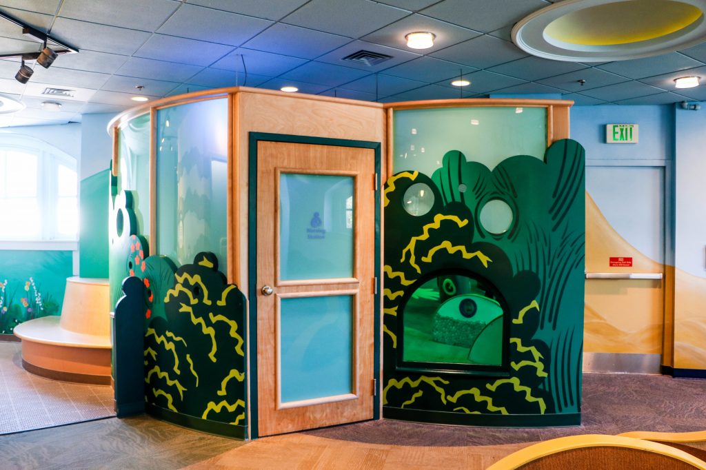 Newly Added Nursing Rooms in Tot Trails, Port Discovery Children's Museum, Baltimore, Maryland