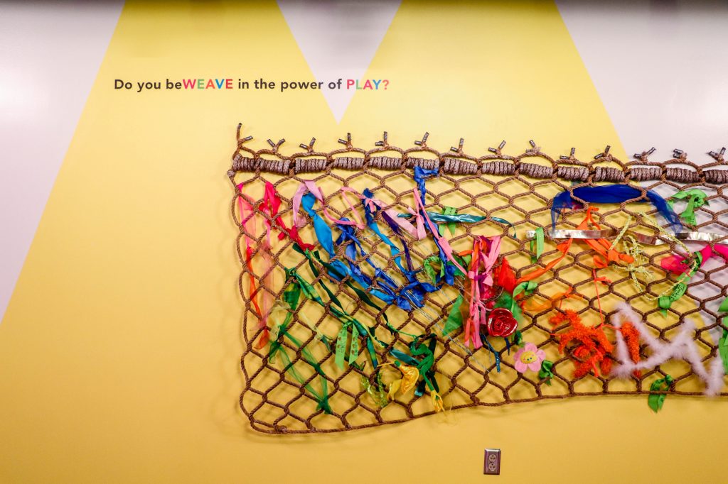 Weaving Wall, Port Discovery Children's Museum, Baltimore, Maryland